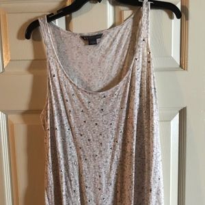 AX pink gray tank